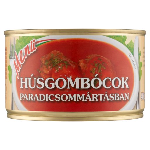 Menü készétel 400g húsgombóc paradicsommártásban