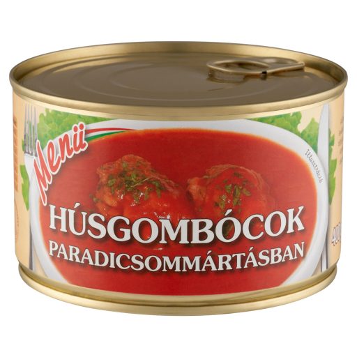 Menü készétel 400g húsgombóc paradicsommártásban