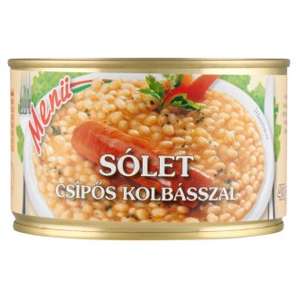 Menü sólet csípős kolbásszal 400 g