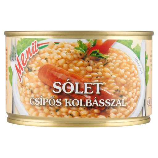 Menü sólet csípős kolbásszal 400 g
