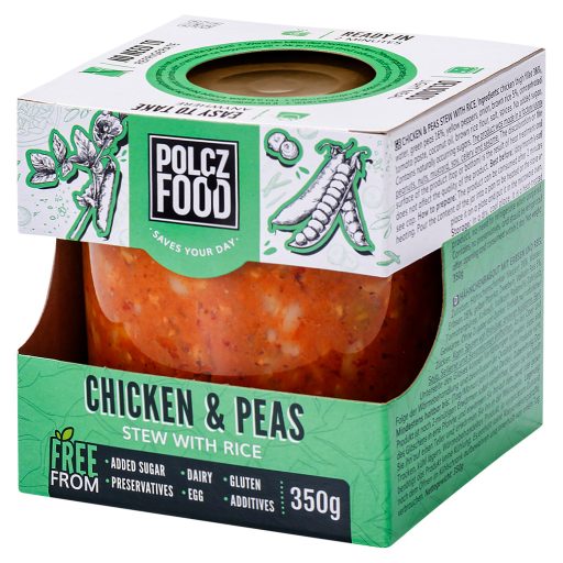 Polcz zöldborsós csirke rizzsel 350 g