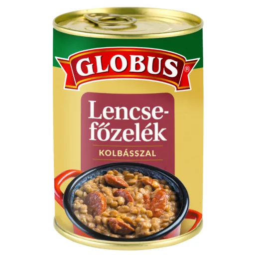 Globus készétel 400g lencsefőzelék kolbásszal