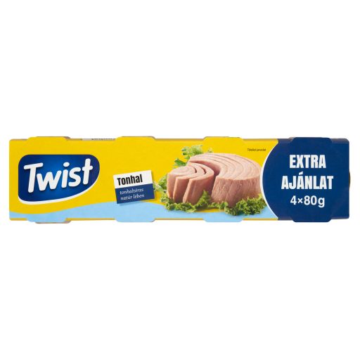 Twist tonhaltörzs natúr lében 4 x 80 g (320 g)