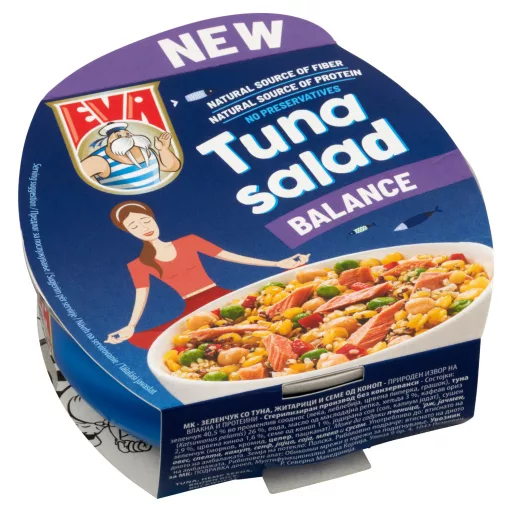 Eva Balance zöldségek tonhallal, gabonákkal és kendermaggal 160 g