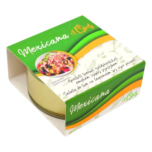 Fish tonhalsaláta 170g Mexicana aprított zöldségekkel, enyhén csípős szószban