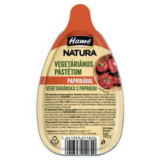   Hamé Natura vegetáriánus pástétom pirospaprikával 105 g