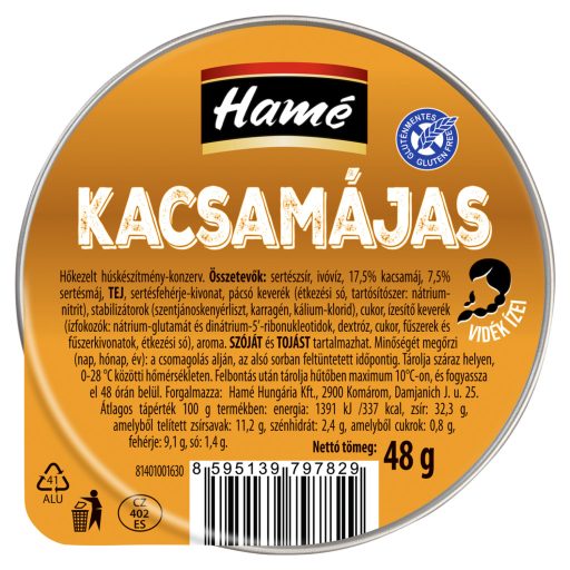 Hamé kacsamájas 48 g