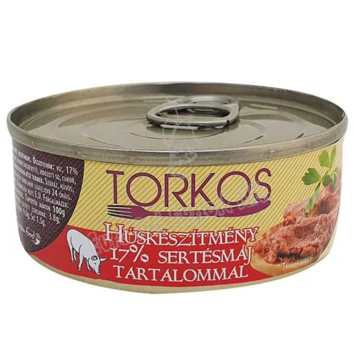 Torkos pástétom 100g sertésmájas