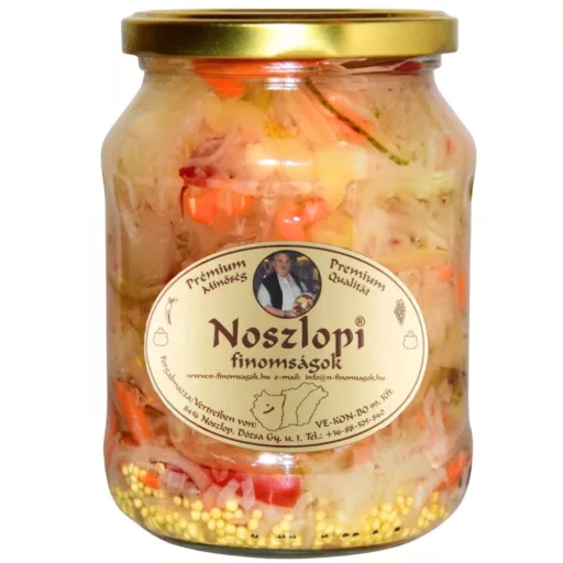 Noszlopi savanyúság 380g rázott