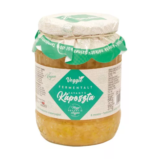 Veggie savanyú káposzta 370g Fermentált