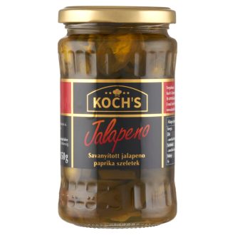 KOCH'S savanyított jalapeno paprika szeletek 350 g