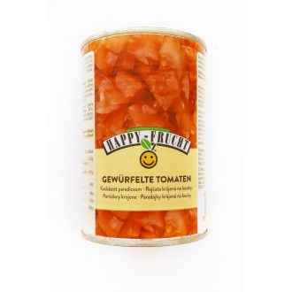 Happy Frucht paradicsom 400g hámozott darabolt