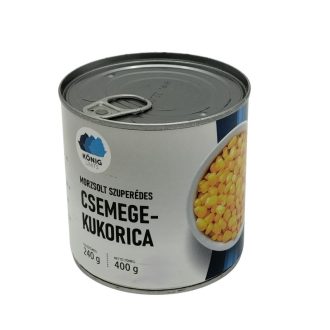 König morzsolt csemegekukorica 400/240g