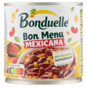   Bonduelle Bon Menu Mexicana vörösbab kukoricával, enyhe mexikói mártásban 430 g