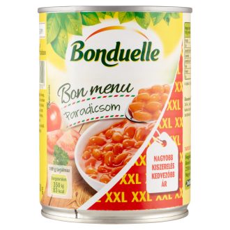 Bonduelle szószos bab 580g paradicsom Bon Menu Maxi