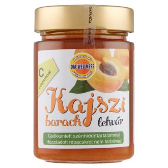 Dia-Wellness kajszibarack lekvár 380 g