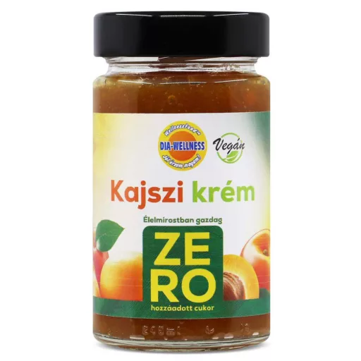Dia-Wellness krém 250g kajszi zéró hozzáadott cukor