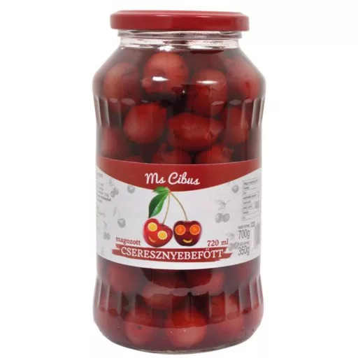 Cibus cseresznyebefőtt 680/350g magozott
