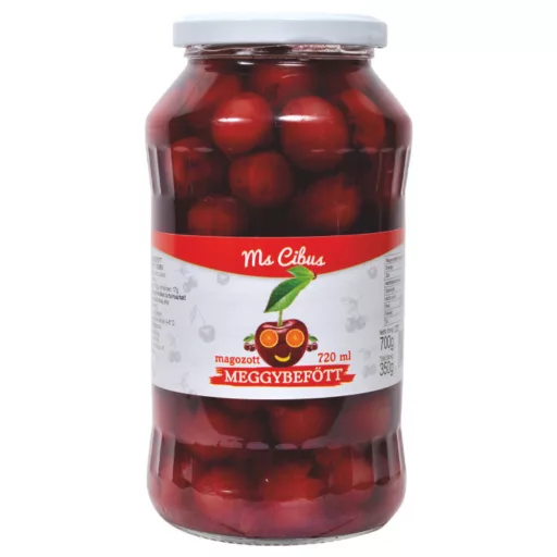 Cibus meggybefőtt 700/350g magozott
