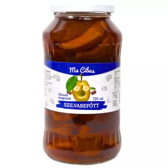 Cibus szilvabefőtt 710/360g felezett