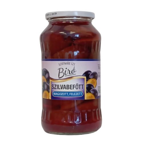 Biró Szatmár Íze szilvabefőtt fel. 700/380g magozott, felezett