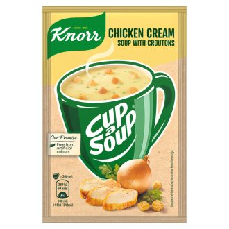   Knorr Cup a Soup instant csirkekrémleves zsemlekockával 16 g