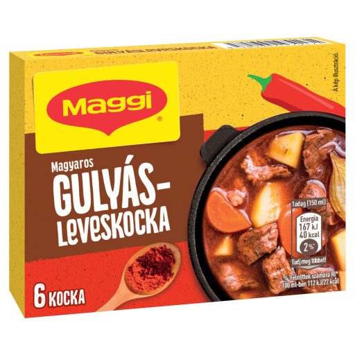 Maggi magyaros gulyásleveskocka 6 db 60 g