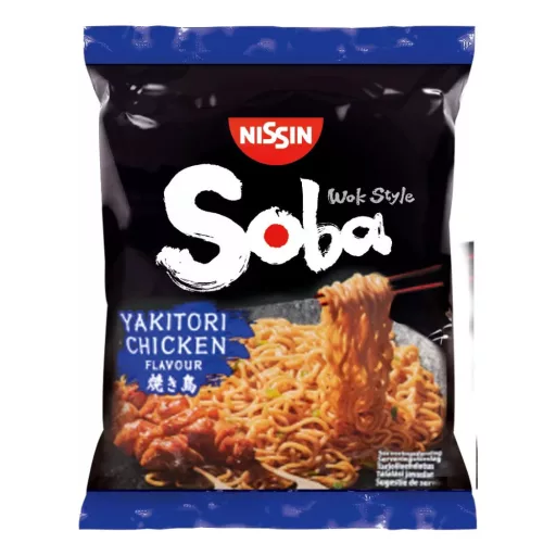 Nissin Soba Wok Style instant tészta 110g yakitori csirke