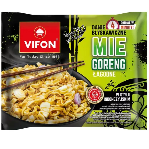 Vifon instant búzatésztás étel 90g Mie Goreng indonéz