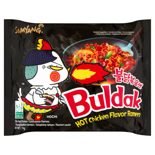 Buldak instant tésztaétel 140g Original csípős csirke
