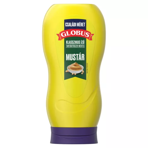Globus klasszikus ízű mustár 720 g