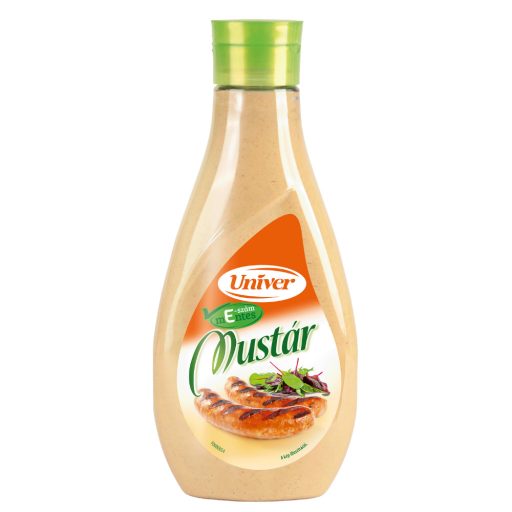 Univer mustár 660g E-mentes flakonos