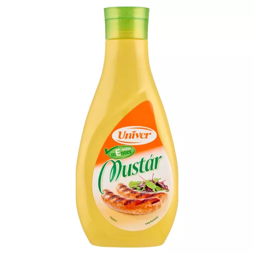 Univer mustár 660g E-mentes flakonos