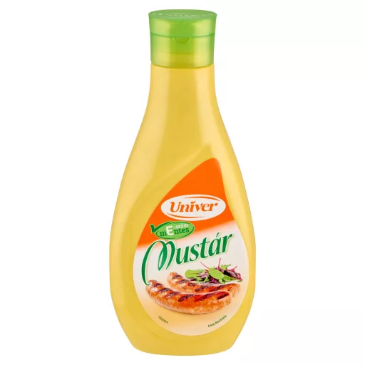 Univer mustár 660g E-mentes flakonos