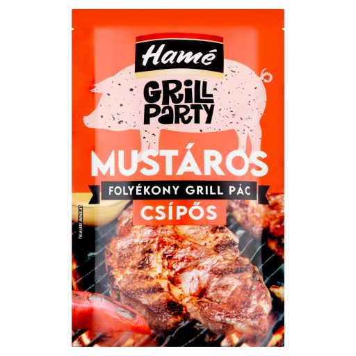 Hamé Grill Party folyékony grillpác 80g mustáros csípős
