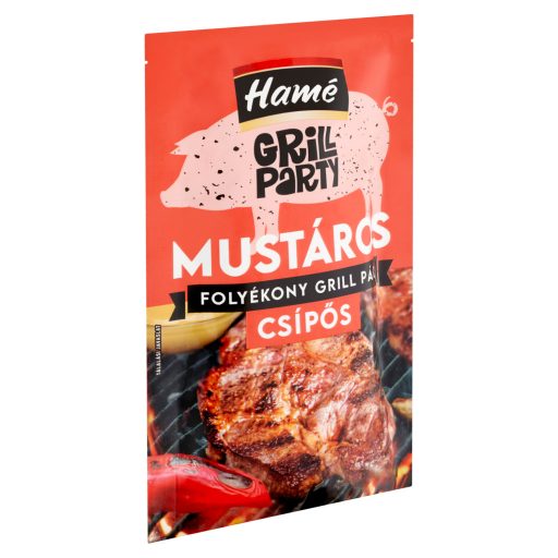 Hamé Grill Party folyékony grillpác 80g mustáros csípős