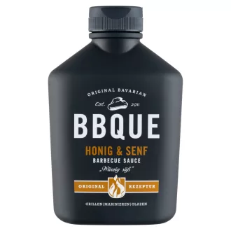 BBQUE barbecue szósz 400ml mézes-mustáros