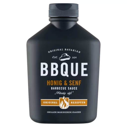 BBQUE barbecue szósz 400ml mézes-mustáros