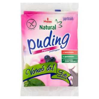 Haas Natural puncs pudingpor 3 x 40 g