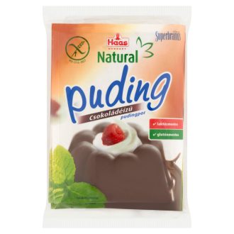 Haas Natural csokoládéízű pudingpor 3 x 44 g