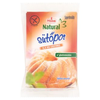 Haas Natural sütőpor 4x12g
