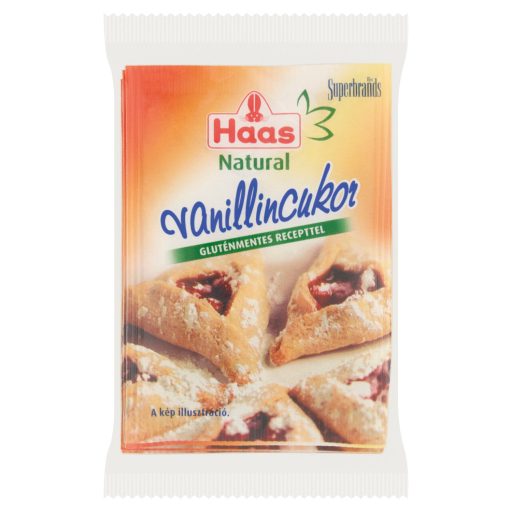 Haas Natural vanillincukor 4x8g
