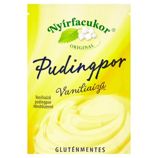 Nyírfacukor Original gluténmentes vaníliaízű pudingpor édesítőszerrel 80 g
