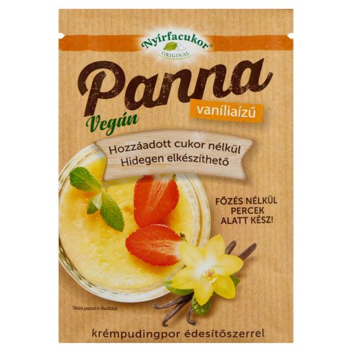 Nyírfacukor Panna vaníliaízű krémpudingpor édesítőszerrel 50 g