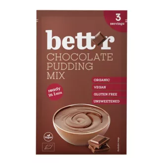 Bett'r pudingpor 30g csokis bio
