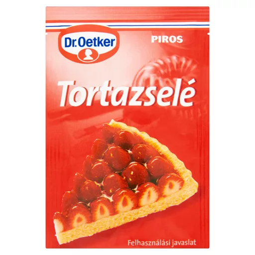 Dr. Oetker Tortazselé 12g piros
