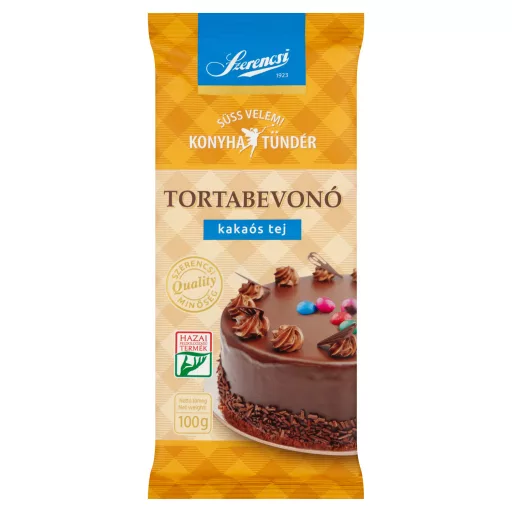 Szerencsi tortabevonó 100g tej KHT
