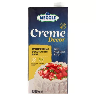   Meggle Creme Decor UHT cukrozott növényi zsír alapú készítmény hab készítéséhez 1000 ml
