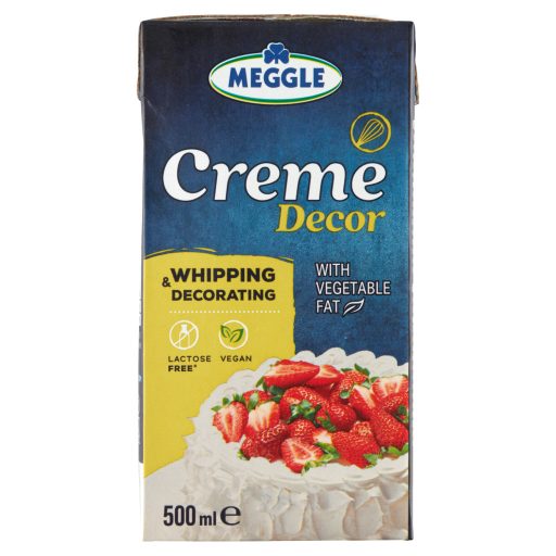 Meggle Creme Decor UHT cukrozott növényi zsír alapú készítmény hab készítéséhez 500 ml