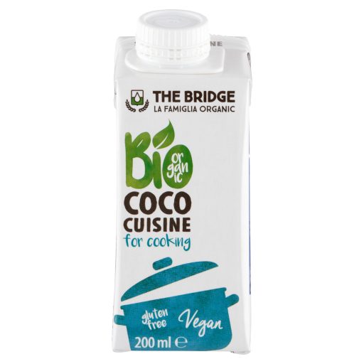 The Bridge UHT gluténmentes bio kókusz főzőtejszín 200 ml